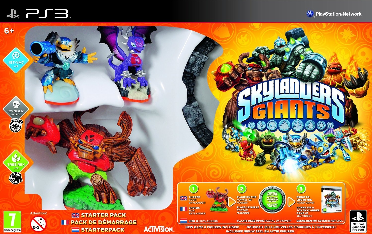 Les personnages de skylanders